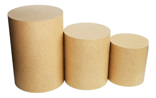 Trio Mesa Cilindro Decoração Festa Slim Promoção 80cm