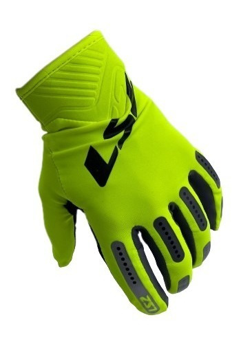 Ls2 Guantes Moto Cross Bend Amarillo Gris