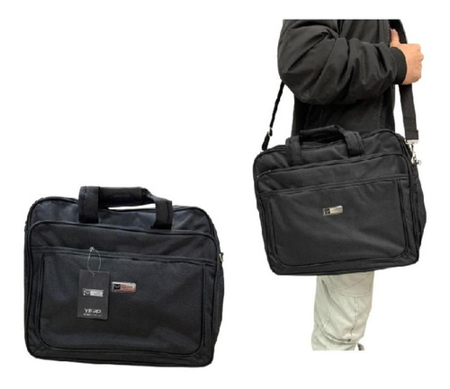 Maleta Executiva Expansível Pasta Casual Tiracolo 4 Bolsos