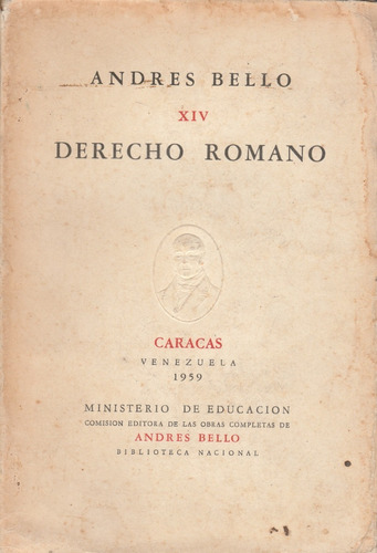 Andrés Bello Derecho Romano, Wl.