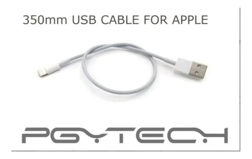 Cable De Carga Para Drones Mavic® 35 Cm Usb Compatible Color Blanco