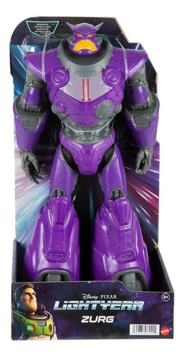 Toy Story Villain Zurg Hhj75, tamaño grande, articulado, 30 cm