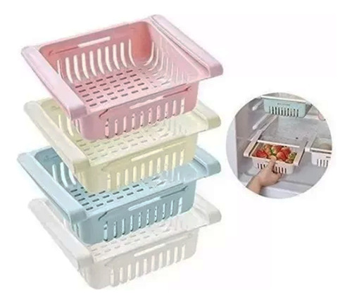 Organizador Multiusos Nevera Oficina Hogar Expandible Set X4