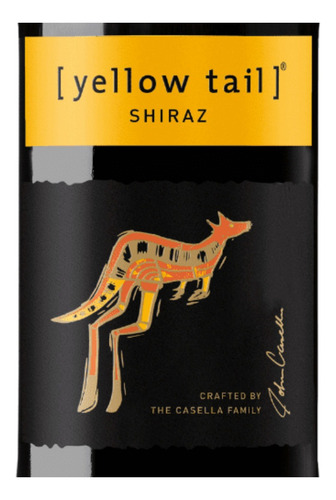 Kit Com 06 Unid Vinho Yellow Tail Syrah - Shiraz 750 Ml