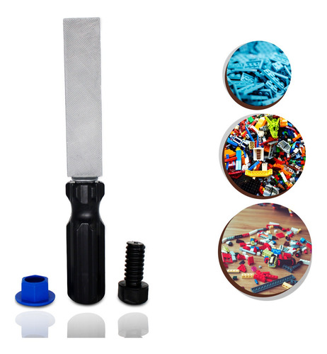 Imagem 6 de 7 de Kit De Ferramenta Infantil Lixadeira Carpinteiro Serra Porca