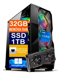 Pc Gamer Cpu I7 12700kf / Ssd 1tb / 32gb Ddr4, Rtx 3060 12gb