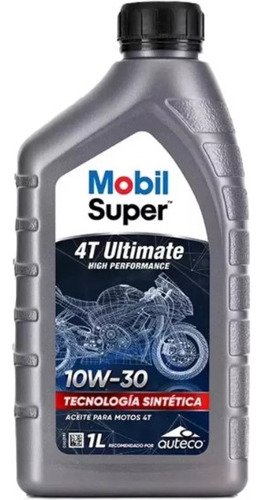 Aceite Mobil 10w-30 Ultímate 4t 1l Sintético