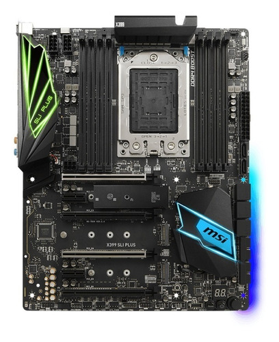 Placa Mãe Msi X399 Sli Plus Amd Tr4 Threadripper Ddr4