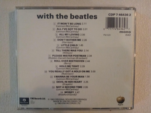 Cd With The Beatles (Usado)
