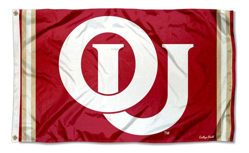 Bandera De Oklahoma Sooners Vintage Retro Throwback 3x5