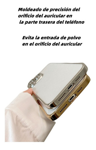 Funda Transparente De Pc Con Película De Lente Para iPhone
