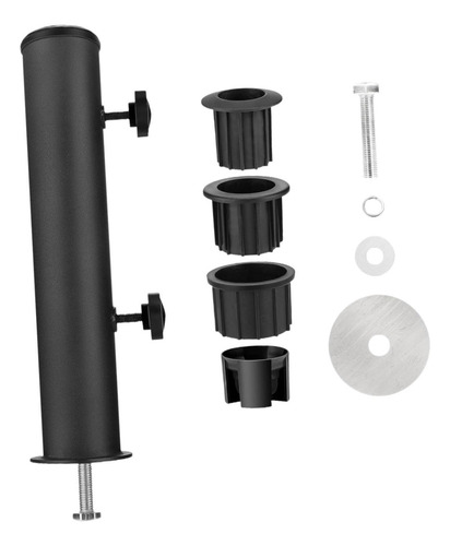 Tubo De Soporte Tubo Pesado De Mármol Negro Pole De Del