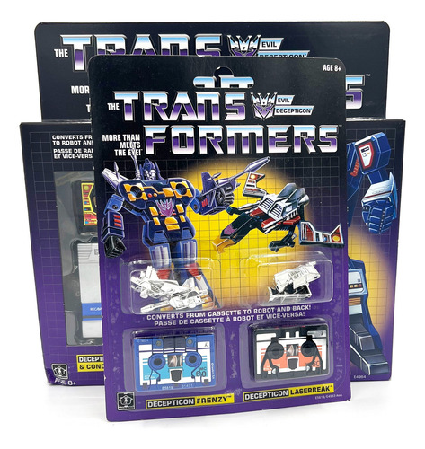 Transformers Soundwave & Frenzy Laserbeak Reedicion G1 2019