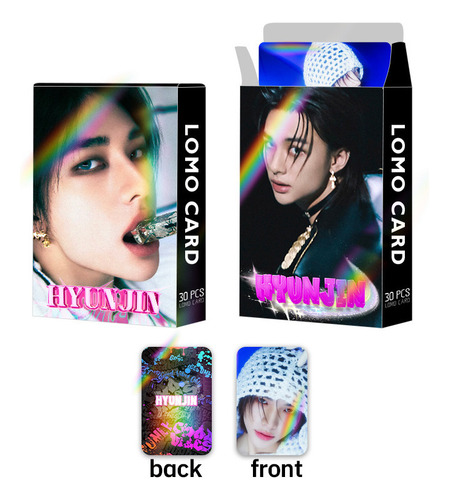 30 Tarjetas Fotográficas Lomo Cards Hyunjin De Doble Cara De