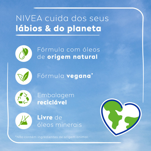 Hidratante Labial Nivea Amora Shine 4,8g