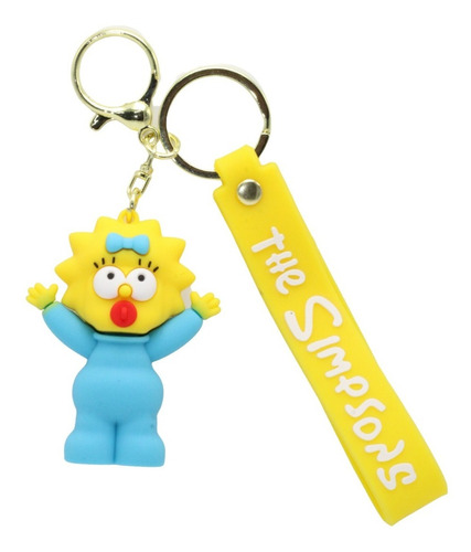 Llavero De Figuras De Los Simpson Cute Kawaii Lindo Silicon