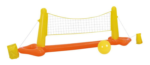 Set Voleibol Inflable Piscina Juego Volley Pelota Red