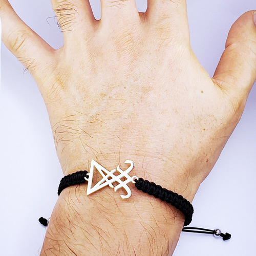 Paquete 3 Pulseras Demoniacas Acero Inoxidable Silicón Pq03 Negro 1 Cm 20 Cm
