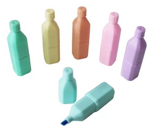 Hermosos Mini En Forma De Botella E Leche 6 Pack