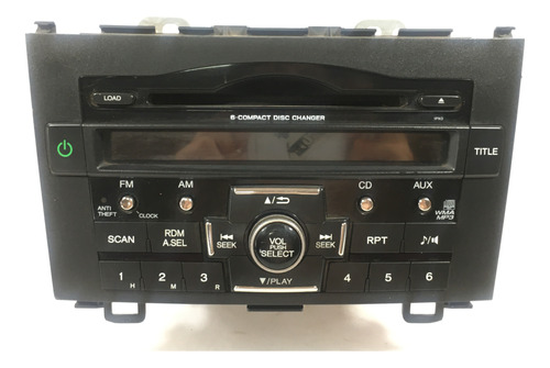 Radio Som Cd Player Mp3 Honda Crv 39100swac011m1 Rr50