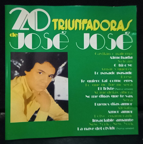 Jose Jose - 20 Triunfadoras (cd Original)