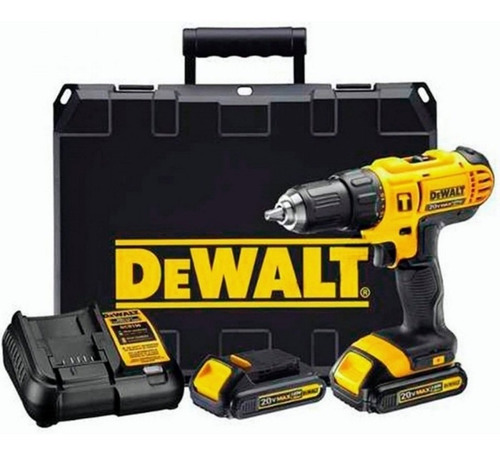 Imagen 4 de 6 de Taladro percutor atornillador inalámbrico de 13mm DeWalt DCD776C2 20V + accesorios 220V