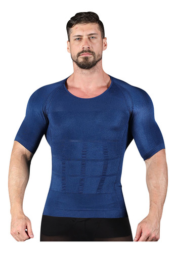 Camiseta De Modelado Corporal Fat Shaper Para Hombre, Chalec