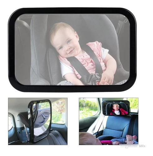 Espejo Retrovisor Carro Vigilar Bebe Seguro Auto Panoramico 