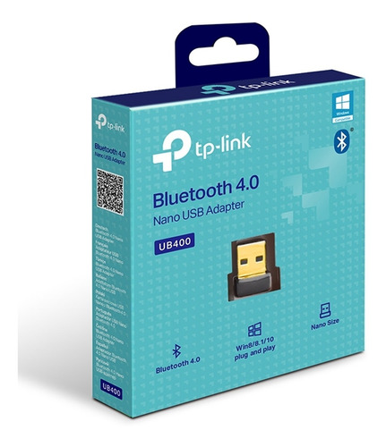 Adaptador Bluetooth Usb Nano Tp-link Ub400 Laptop Notebok Pc