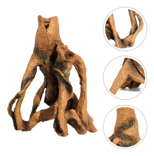 Decoración De Tronco De Árbol Con Simulación De Troncos