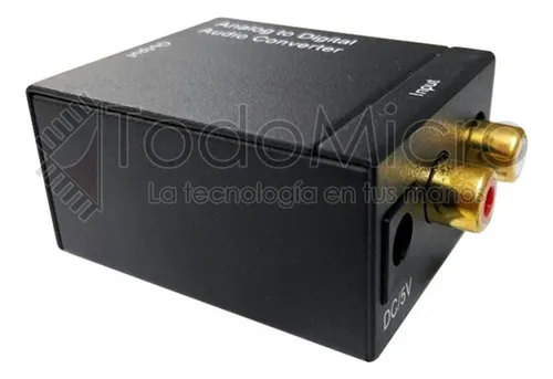 Conversor Audio Digital Jack Rca A Optico Toslink Usb