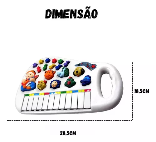 Brinquedo Pianinho Musical Educativos Piano Infantil com Som e