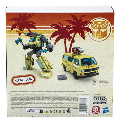 Boneco De Ação Hasbro Transformers Stranger Things 15cm
