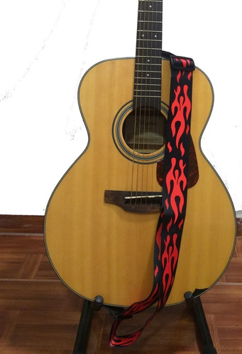 Correa Para Guitarra Eléctrica O Acústica Modelo Fire