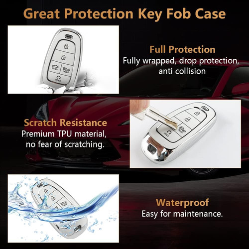 Funda Para Llavero De Tpu Para Coche, Protector De Llave Int