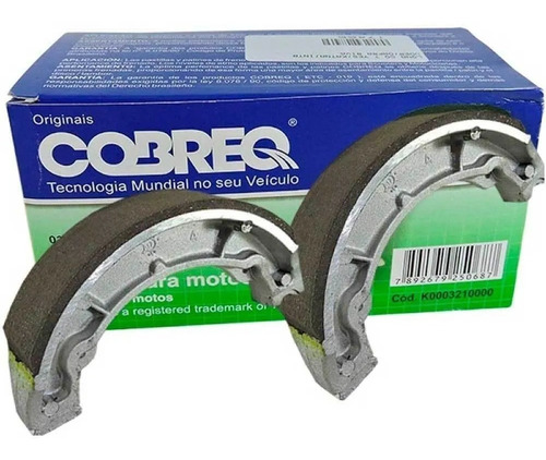 Lona Patim Freio Ybr/xtz 125 Xt/tdm 225 Fazer 250 Cobreq