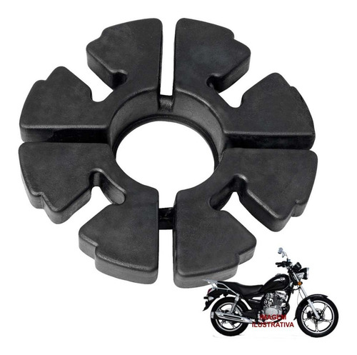 Imagem 8 de 8 de Coxim Borracha Bucha Da Coroa Cubo Traseiro Moto Intruder En