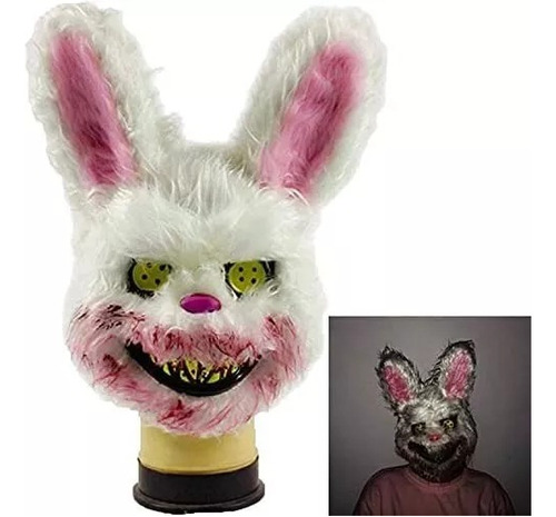 Máscara De Conejo Sangriento Purga Halloween Disfraz Peluche