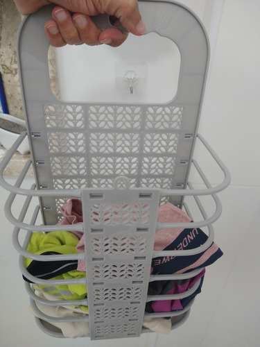 Imagem 6 de 10 de Cesto Multiuso Dobrável Roupa Suja Organizador Banheiro