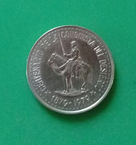 Moneda Centenario Conquista Del Desierto 100 Pesos Año 1979.