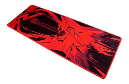 Imagen 1 de 6 de Mouse Pad gamer Noga ST-G12 Stormer de goma 28cm x 75cm x 0.3cm rojo/negro