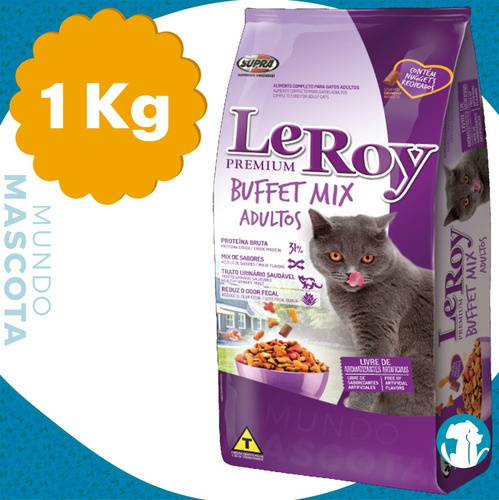 Comida Gato Le Roy Cat Buffet Mix 1 Kg / Mundo Mascota