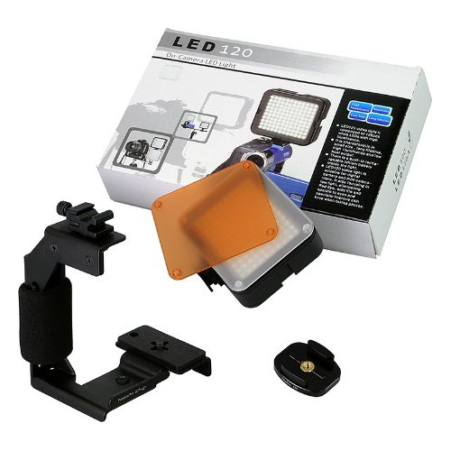 Fotodiox Pro Gotough Grip Kit W/led 120 Light - Soporte De .
