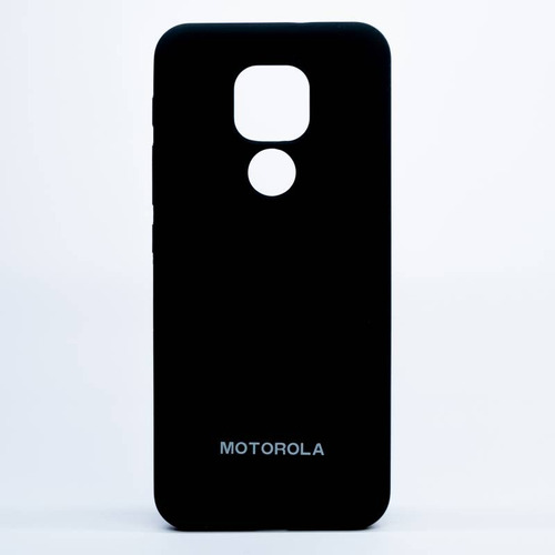 Tapa Trasera Compatible Con Moto G9 Play Color Negro