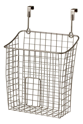 Canasta De Alambre Para Basura Con Soporte De Plástico Para