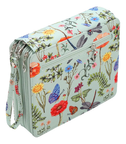 Zl Estuche De Lápices De Colores, Bolsa Multifuncional Verde