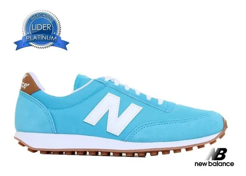 New Balance Mujer Celeste Blanco