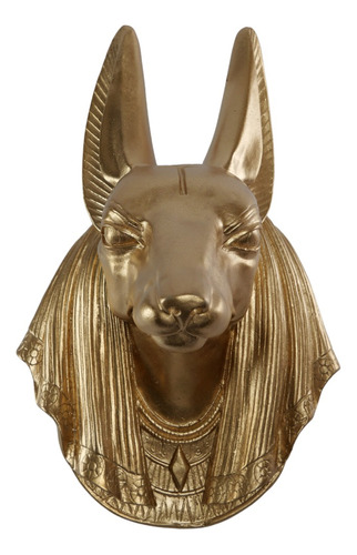 Anubis Dios Egipcio Mascara Figura Decoracion Hogar