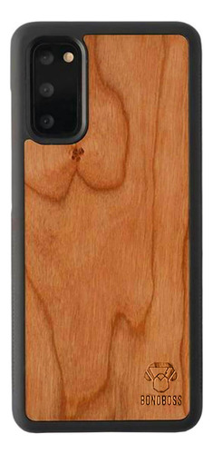 Carcasa De Madera Cerezo Para Samsung Galaxy S20+