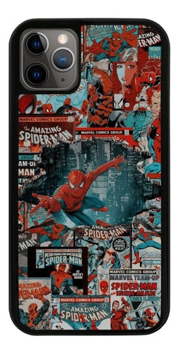 Funda Uso Rudo Tpu Para iPhone Spiderman Hombre Araña 28